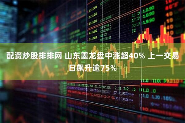 配资炒股排排网 山东墨龙盘中涨超40% 上一交易日飙升逾75%