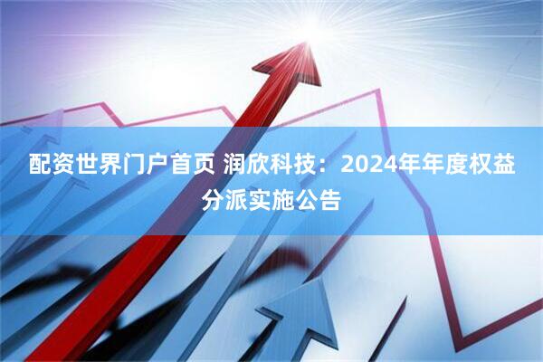 配资世界门户首页 润欣科技：2024年年度权益分派实施公告